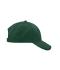 Unisex Brushed 6 Panel Cap Donkergroen 7694