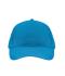 Unisex Brushed 6 Panel Cap Turquoise 7694