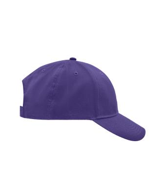 Unisex Brushed 6 Panel Cap Mauve 7694