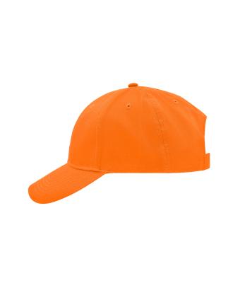 Unisex Brushed 6 Panel Cap Oranje 7694