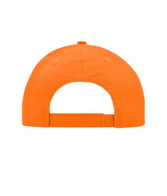 Unisex Brushed 6 Panel Cap Oranje 7694