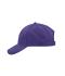 Unisex Brushed 6 Panel Cap Mauve 7694