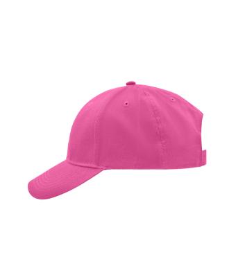 Unisex Brushed 6 Panel Cap Pink 7694