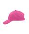 Unisex Brushed 6 Panel Cap Pink 7694