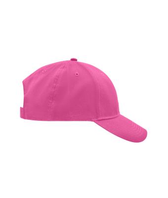 Unisex Brushed 6 Panel Cap Pink 7694