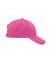 Unisex Brushed 6 Panel Cap Pink 7694