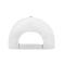 Unisex Brushed 6 Panel Cap White 7694