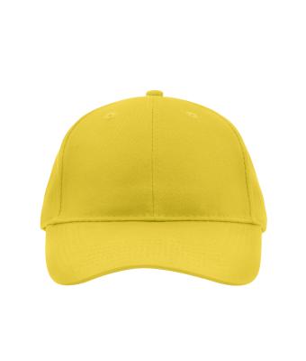 Unisex Brushed 6 Panel Cap Sun-yellow 7694