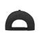 Unisex Brushed 6 Panel Cap Zwart 7694