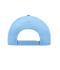Unisexe Casquette 6 panneaux coton brossé Bleu-clair 7694
