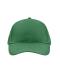 Unisexe Casquette 6 panneaux coton brossé Vert 7694