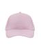 Unisexe Casquette 6 panneaux coton brossé Rose-clair 7694