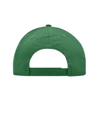 Unisexe Casquette 6 panneaux coton brossé Vert 7694