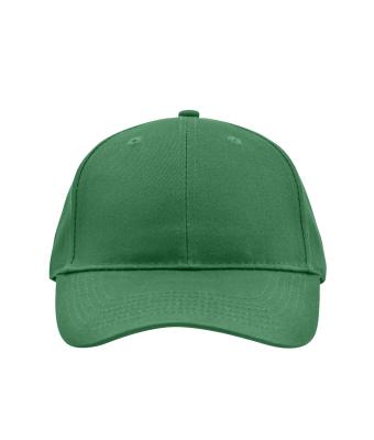 Unisexe Casquette 6 panneaux coton brossé Vert 7694