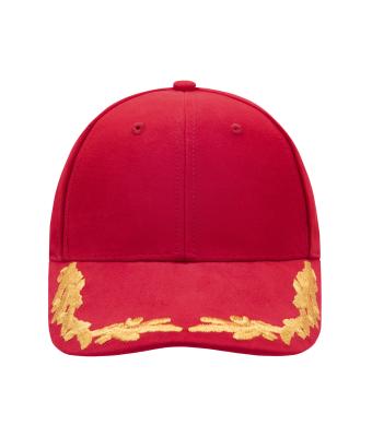 Unisex 6 Panel VIP Cap Red 7698