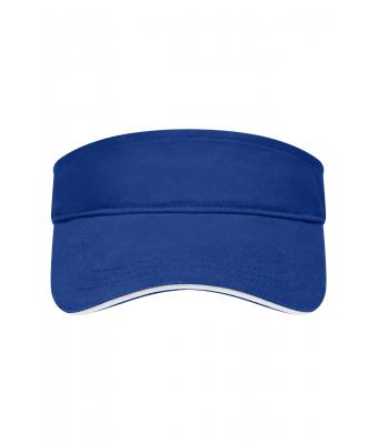 Unisex Sandwich Sunvisor Royal/white 7699