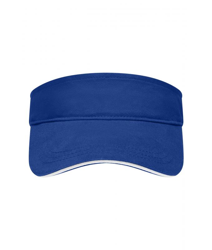 Unisex Sandwich Sunvisor Royal/white 7699