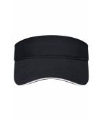 Unisex Sandwich Sunvisor Black/white 7699