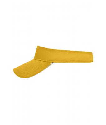 Unisex Sandwich Sunvisor Gold-yellow/white 7699
