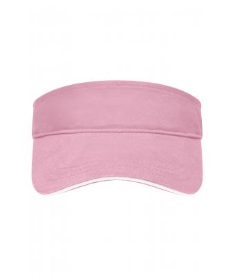 Unisex Sandwich Sunvisor Light-pink/white 7699