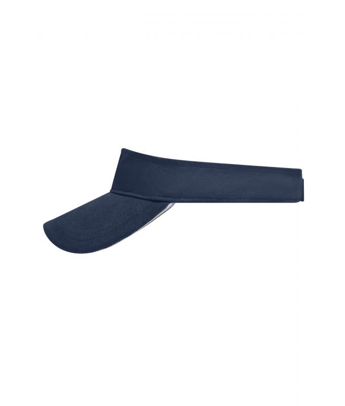 Unisex Sandwich Sunvisor Navy/white 7699