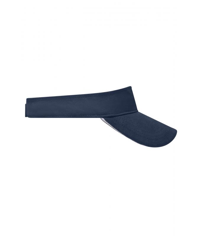 Unisex Sandwich Sunvisor Navy/white 7699