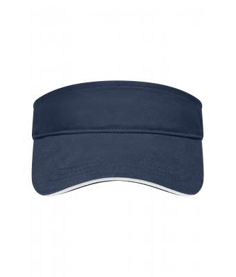 Unisex Sandwich Sunvisor Navy/white 7699