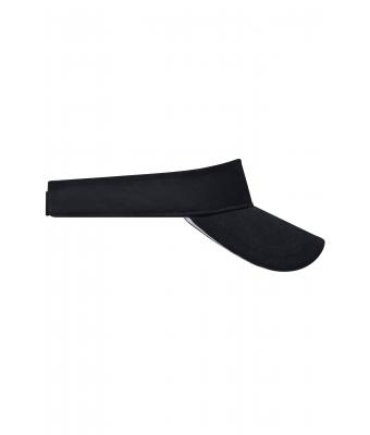 Unisex Sandwich Sunvisor Zwart/wit 7699