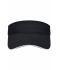 Unisex Sandwich Sunvisor Zwart/wit 7699