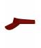 Unisex Sandwich Sunvisor Dieprood/wit 7699