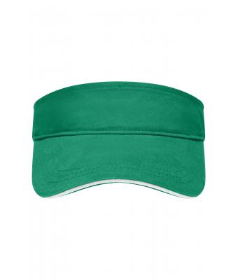 Unisex Sandwich Sunvisor Groen/wit 7699