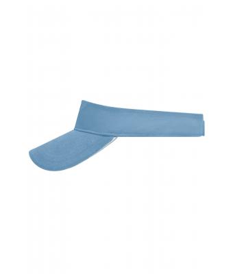 Unisex Sandwich Sunvisor Lichtblauw/wit 7699