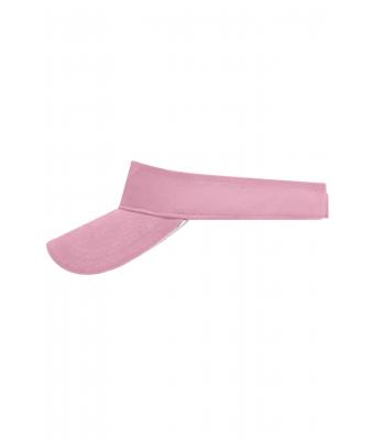Unisex Sandwich Sunvisor Lichtroze/wit 7699