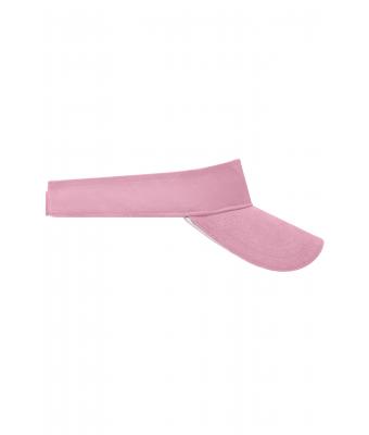 Unisex Sandwich Sunvisor Lichtroze/wit 7699