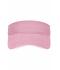 Unisex Sandwich Sunvisor Lichtroze/wit 7699