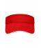 Unisex Sandwich Sunvisor Rood/wit 7699