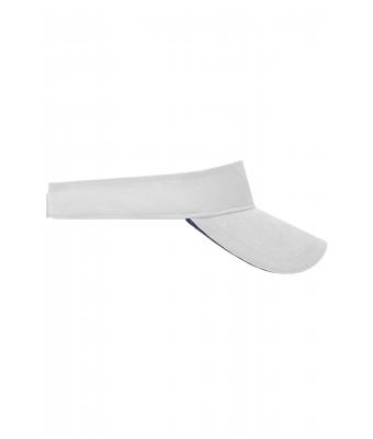 Unisex Sandwich Sunvisor Wit/navy 7699