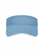 Unisexe Visière sandwich Bleu-clair/blanc 7699