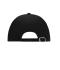 Unisex 6 Panel Softlining Raver Cap Black 7700
