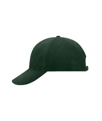Unisex 6 Panel Softlining Raver Cap Dark-green 7700