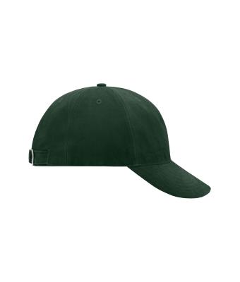 Unisex 6 Panel Softlining Raver Cap Dark-green 7700