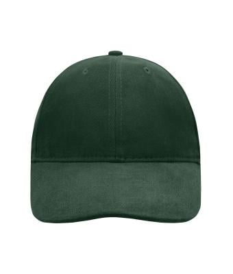 Unisex 6 Panel Softlining Raver Cap Dark-green 7700