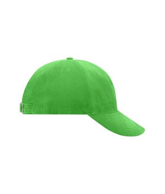 Unisex 6 Panel Softlining Raver Cap Lime-green 7700