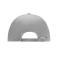 Unisex 6 Panel Softlining Raver Cap Lichtgrijs 7700