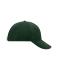 Unisex 6 Panel Softlining Raver Cap Dark-green 7700