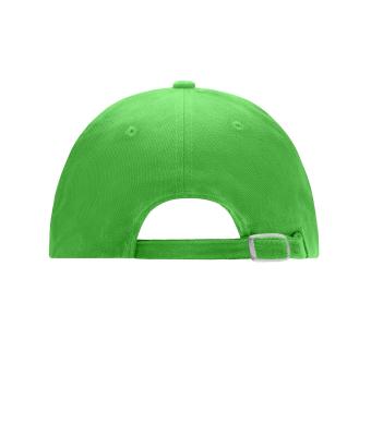 Unisex 6 Panel Softlining Raver Cap Lime-green 7700
