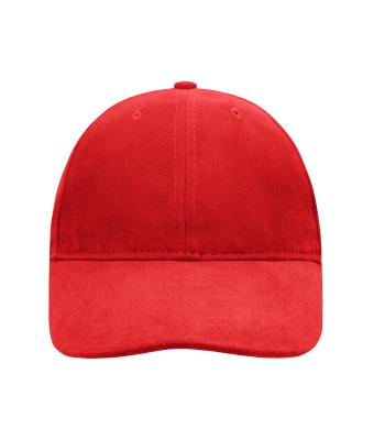 Unisex 6 Panel Softlining Raver Cap Signal-red 7700