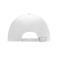 Unisex 6 Panel Softlining Raver Cap White 7700