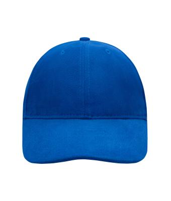 Unisexe Casquette 6 panneaux coton brossé lourd Royal 7700
