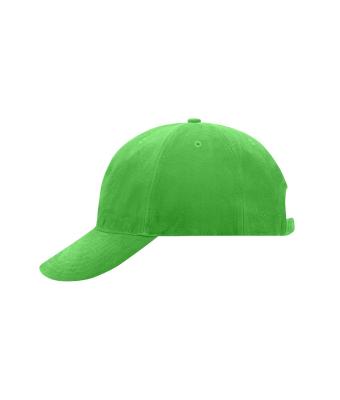 Unisexe Casquette 6 panneaux coton brossé lourd Vert-citron 7700